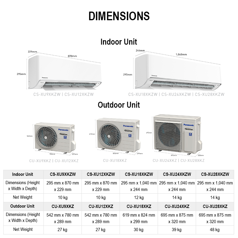 Panasonic X-Premium R32 System 1 Aircon with nanoe™X (5 Ticks) · v2