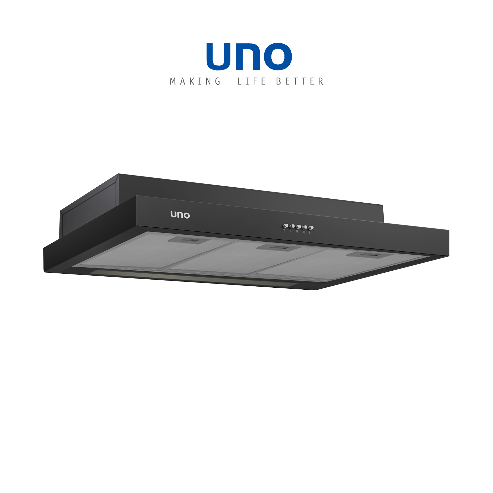 UNO UA9119BK / UA6119BK Full Black Slim Line Hood