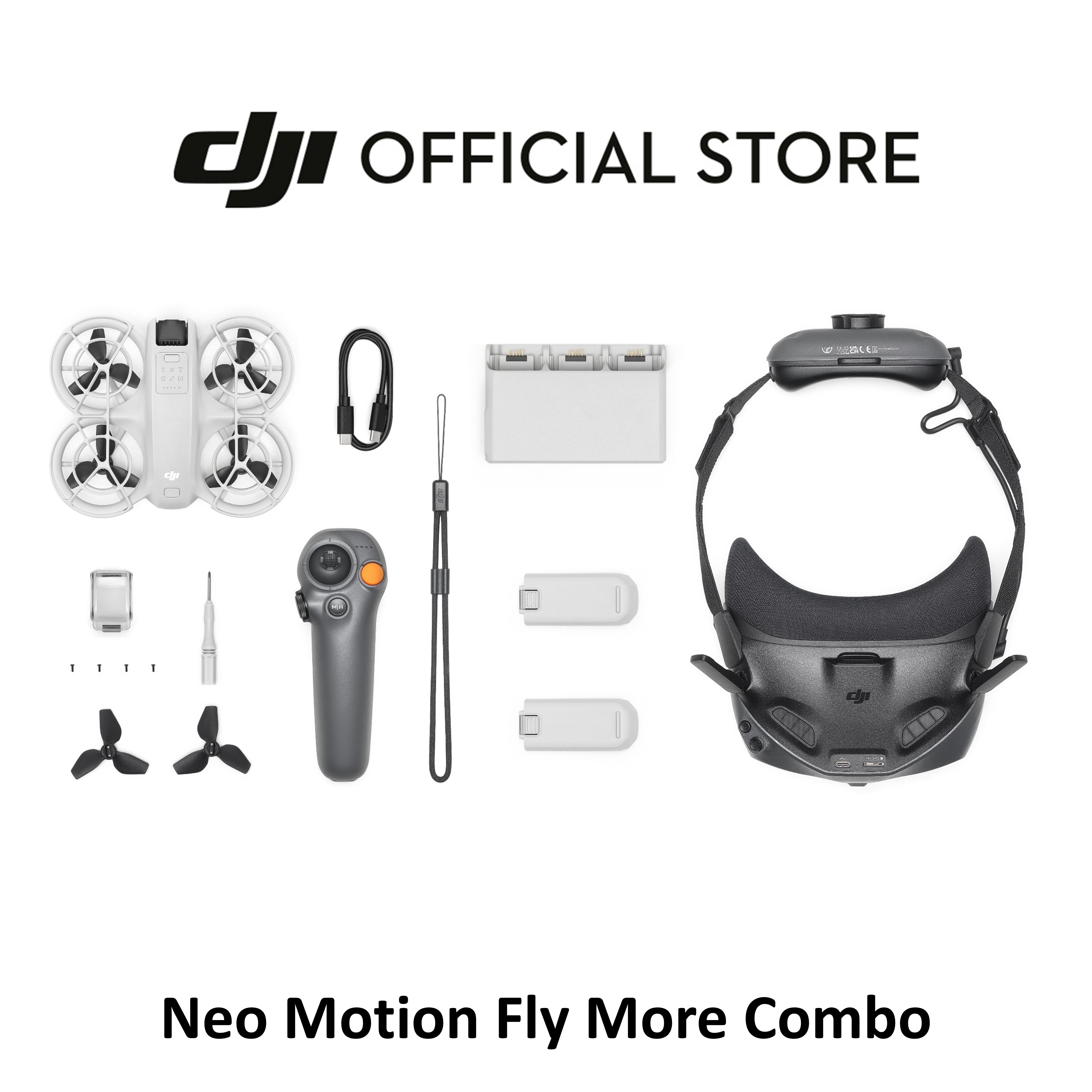 DJI Neo - Camera Drone | 4K/30fps | 135g Ultra Light Weight | Palm Landing | Beginner Friendly | Easy Control | AI tracking | 5 Shooting Modes · v11