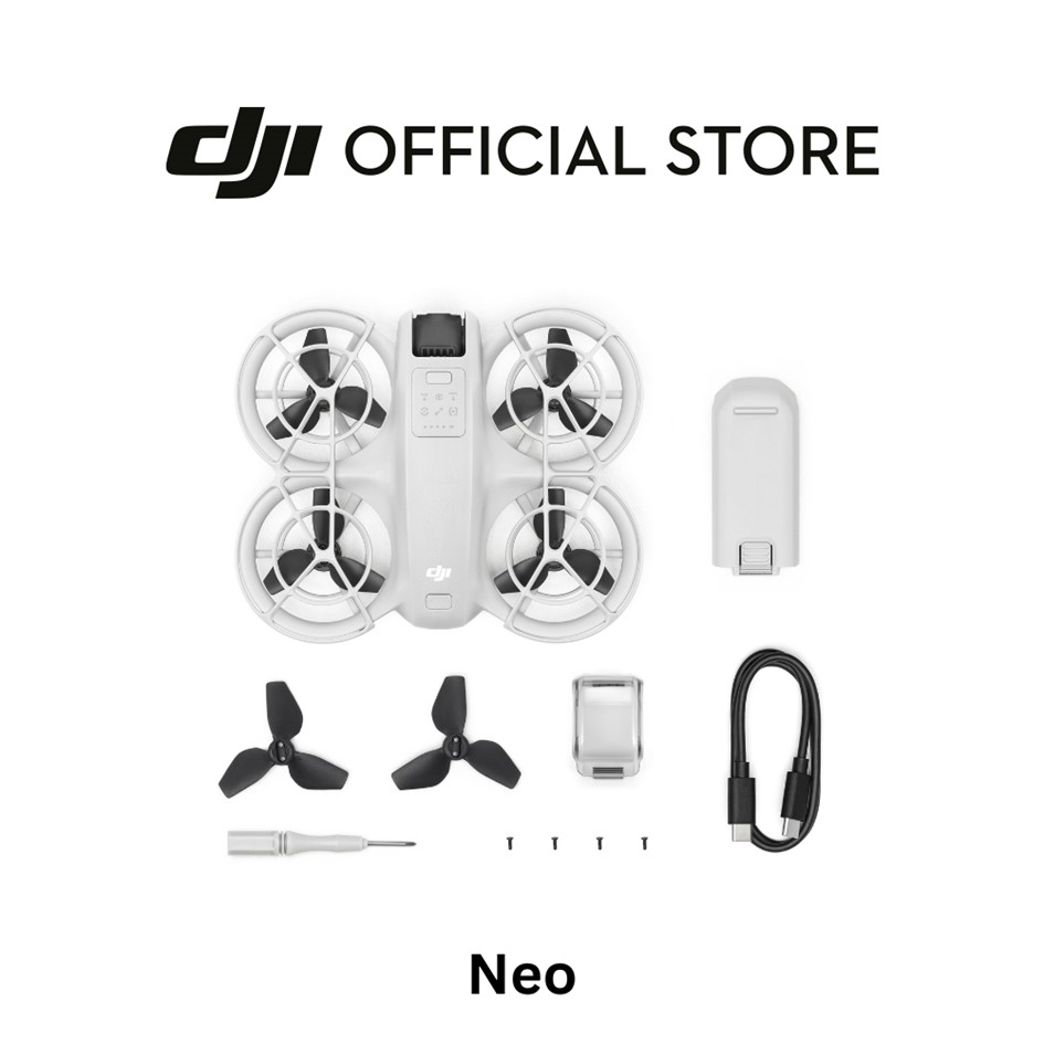 DJI Neo - Camera Drone | 4K/30fps | 135g Ultra Light Weight | Palm Landing | Beginner Friendly | Easy Control | AI tracking | 5 Shooting Modes · v11