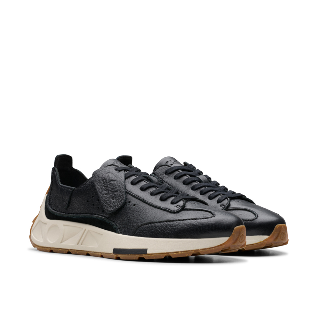 Clarks Womens Craft Speed. Sneakers - Black Leather · v9