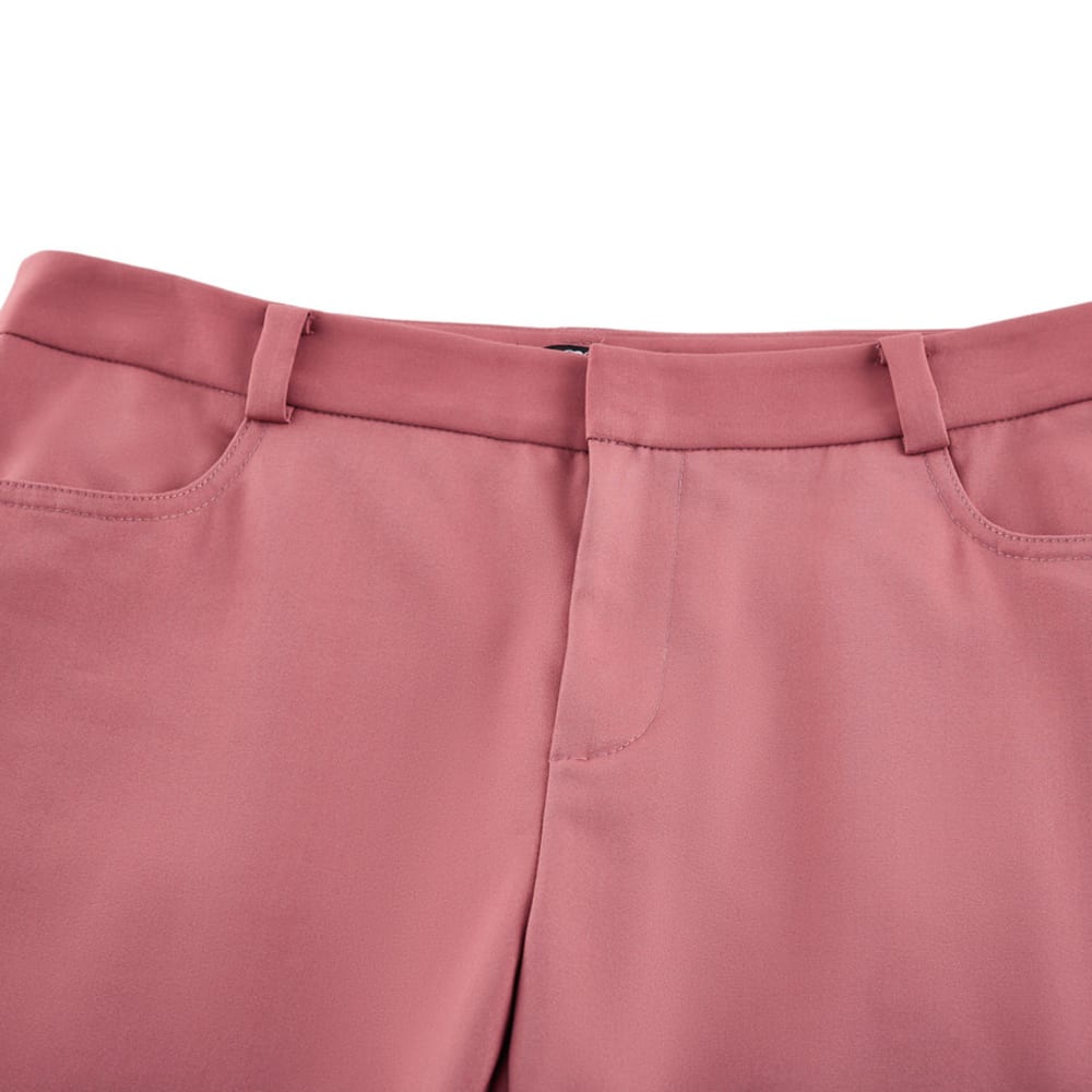 G2000 Stretchable Double Weave Skinny Cropped Pants with Belt · v6