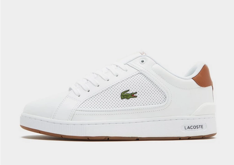 Lacoste Men's Deviation 3.0 Court Sneakers / Shoes - Performance ( White / Light Brown / Black / Brown ) - 47SMA0159 · v7