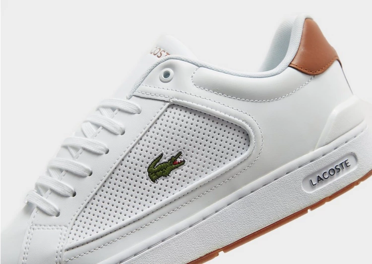 Lacoste Men's Deviation 3.0 Court Sneakers / Shoes - Performance ( White / Light Brown / Black / Brown ) - 47SMA0159 · v7