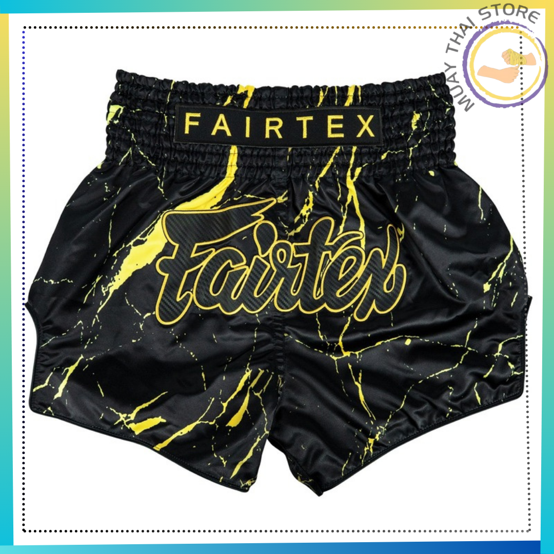 Fairtex BS1947 Czarne Marmurowe Szorty Muay Thai