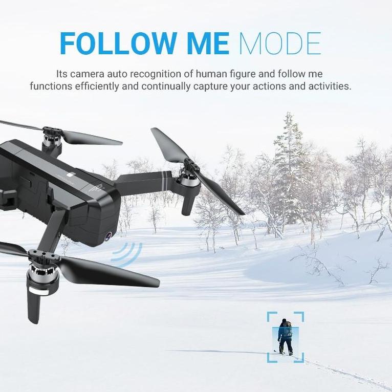 *FREE TRAVEL CASE WHILE STOCKS LAST* Gesture Commands Follow Me Dual GPS 1080P Brushless Foldable Quadcopter Drone *BLACK *5G/1080P CUSTOM VERSION** · v13