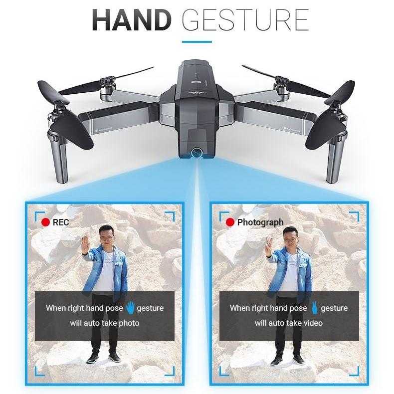 *FREE TRAVEL CASE WHILE STOCKS LAST* Gesture Commands Follow Me Dual GPS 1080P Brushless Foldable Quadcopter Drone *BLACK *5G/1080P CUSTOM VERSION** · v13