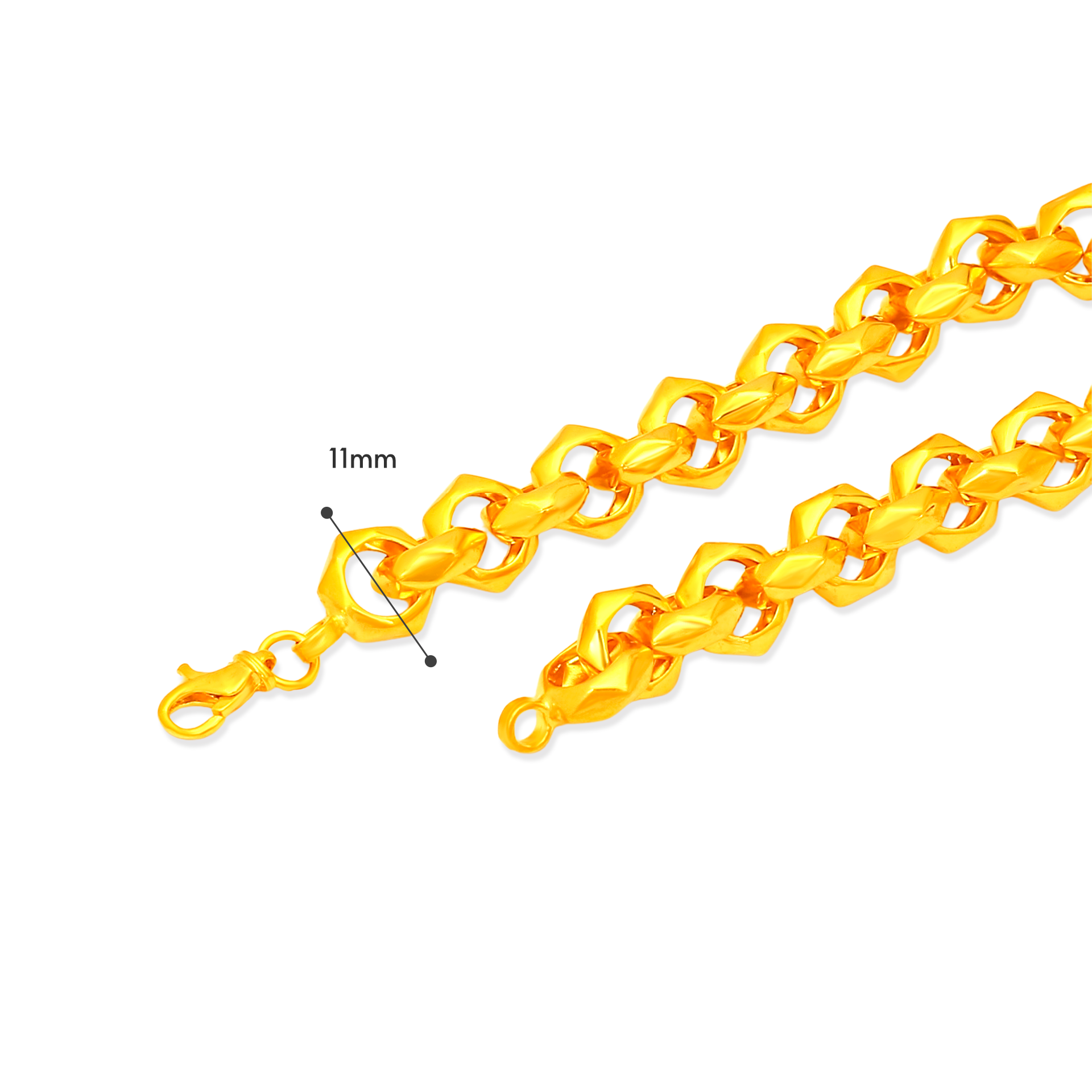 TAKA Jewellery 916 Gold Bracelet · v27