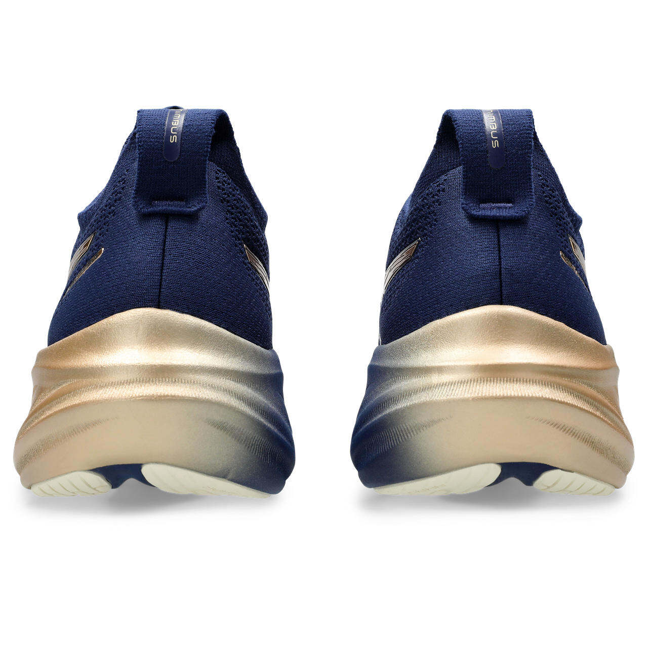 ASICS Men GEL-NIMBUS 26 PLATINUM Running Shoes in Blue Expanse/Champagne · v6