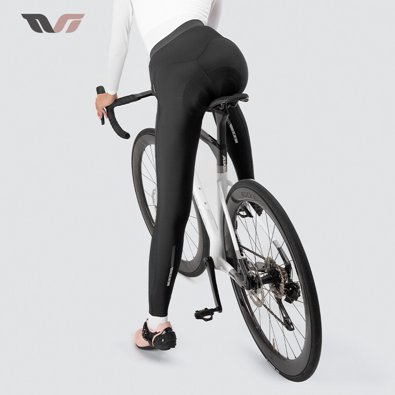 【TVI】Pantaloni da ciclismo ROCKBROS da donna Autunno Inverno caldi, antivento, antivento, per bici da strada, pantaloni lunghi da donna, traspiranti, Attrezzatura da ciclismo