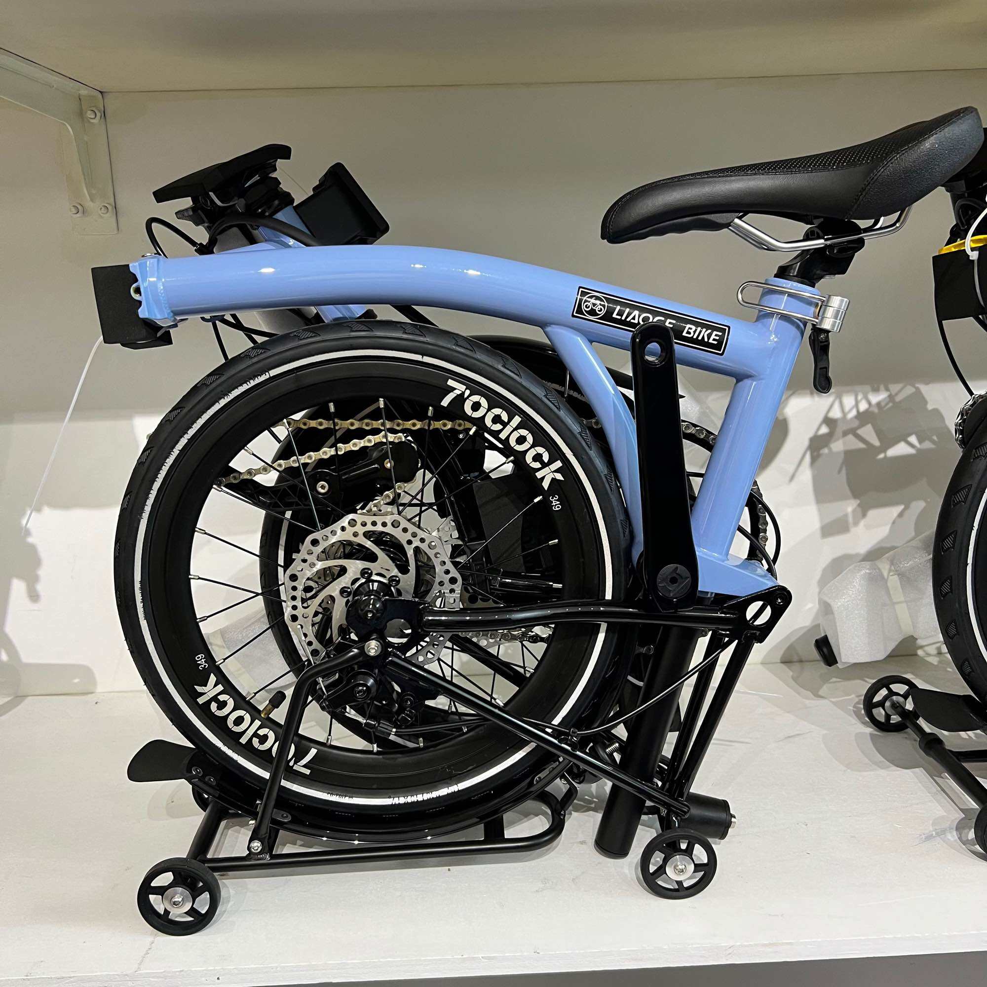 Liaoge D9 trifold bike disc brake 16” 20” external 9 speed Chromoly Steel frame compact folding · v5