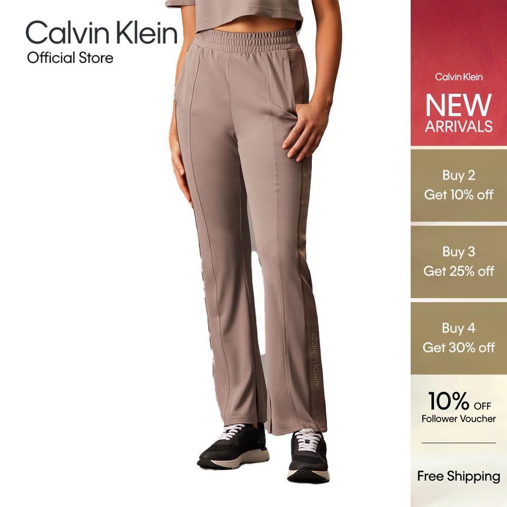 CALVIN KLEIN CK Sport Icon Tricot Flare Sweatpants Womens · v4