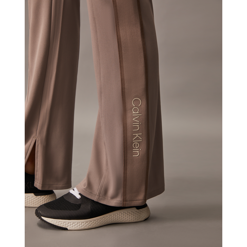 CALVIN KLEIN CK Sport Icon Tricot Flare Sweatpants Womens · v4