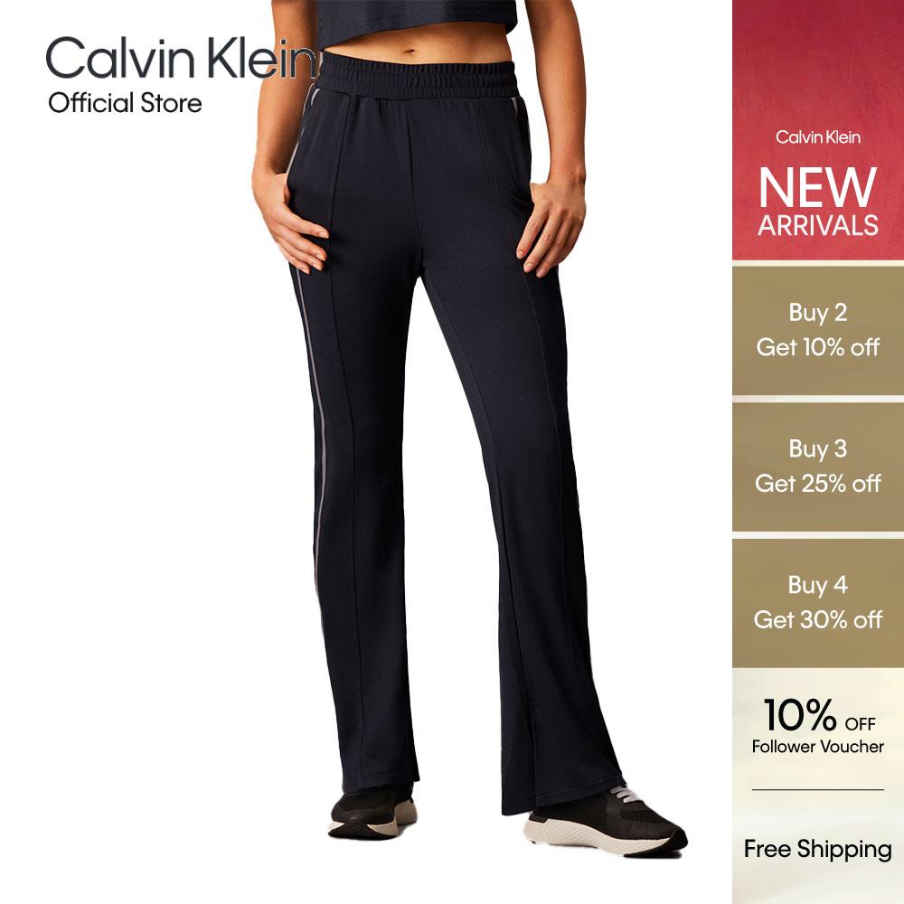 CALVIN KLEIN CK Sport Icon Tricot Flare Sweatpants Womens · v4