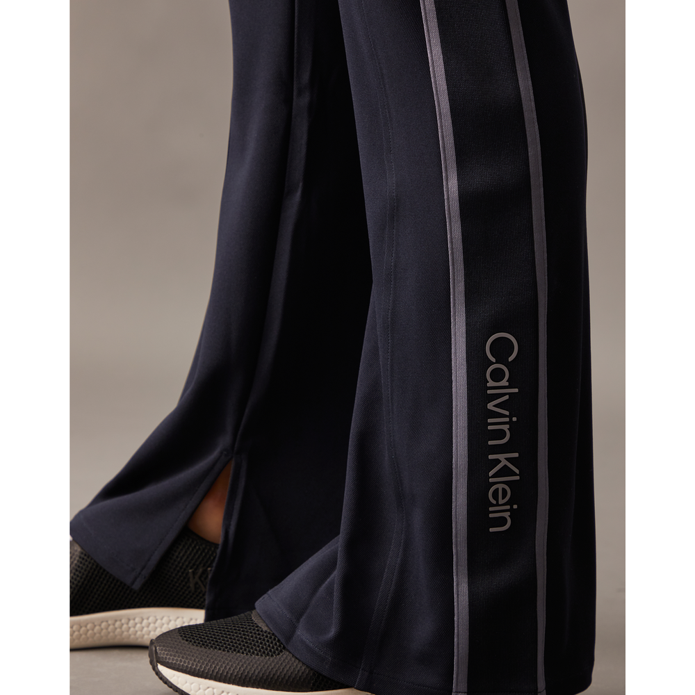 CALVIN KLEIN CK Sport Icon Tricot Flare Sweatpants Womens · v4