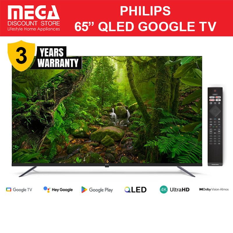 PHILIPS 65PQT8169 65" 4K UHD GOOGLE QLED TV