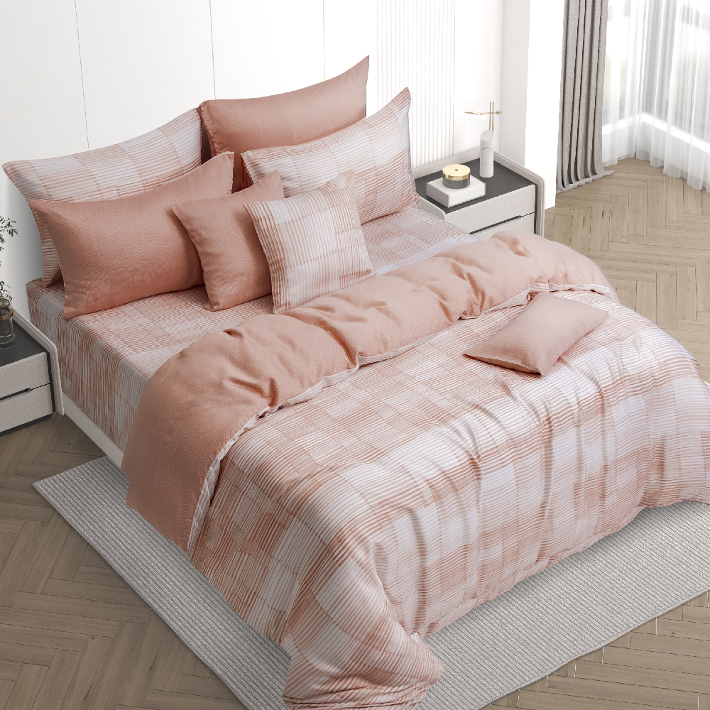 طقم ملاءات سرير AKEMI 900TC TENCEL™ Felicity Mechelen (طقم ملاءات مُجهزة | طقم غطاء لحاف | ملاءة سرير)
