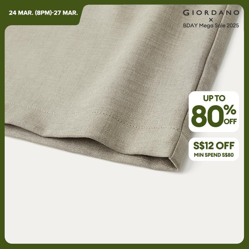 Giordano Women Pantaloni cargo con tasche elastiche in vita Spedizione gratuita 18414802