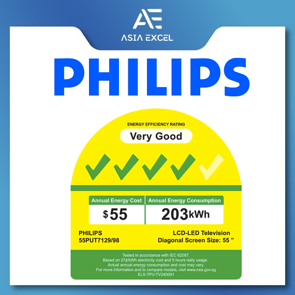 PHILIPS 55PUT7129/98 ทีวีสมาร์ท LED 4K UHD ขนาด 55 นิ้ว