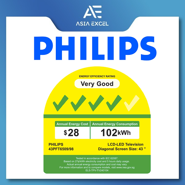 PHILIPS 43PFT6509/98 ทีวี LED สมาร์ทกูเกิล FULL HD ขนาด 43 นิ้ว