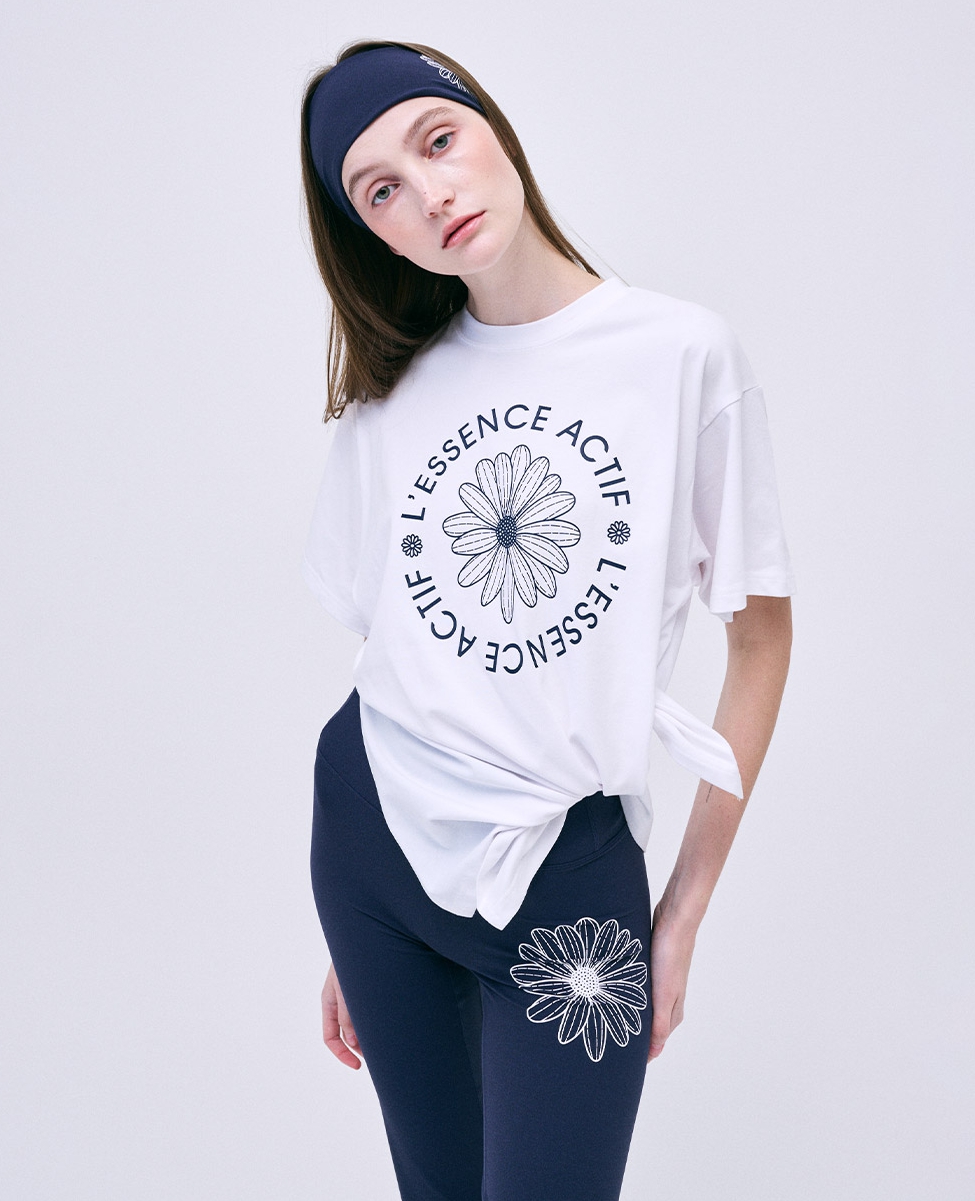 MARDI MERCREDI SIDE SLIT T-SHIRT ACTIF EMBLEM - 6 Colors (2024 NEW)