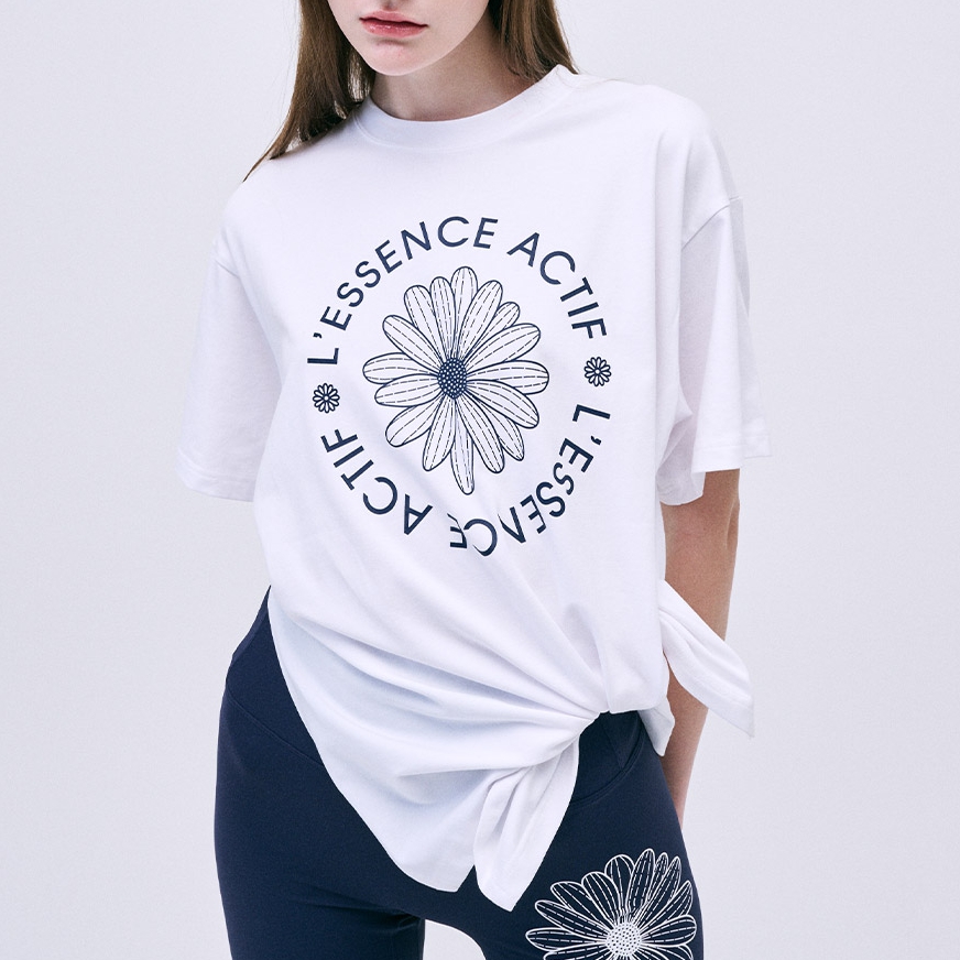 MARDI MERCREDI SIDE SLIT T-SHIRT ACTIF EMBLEM - 6 Colors (2024 NEW)