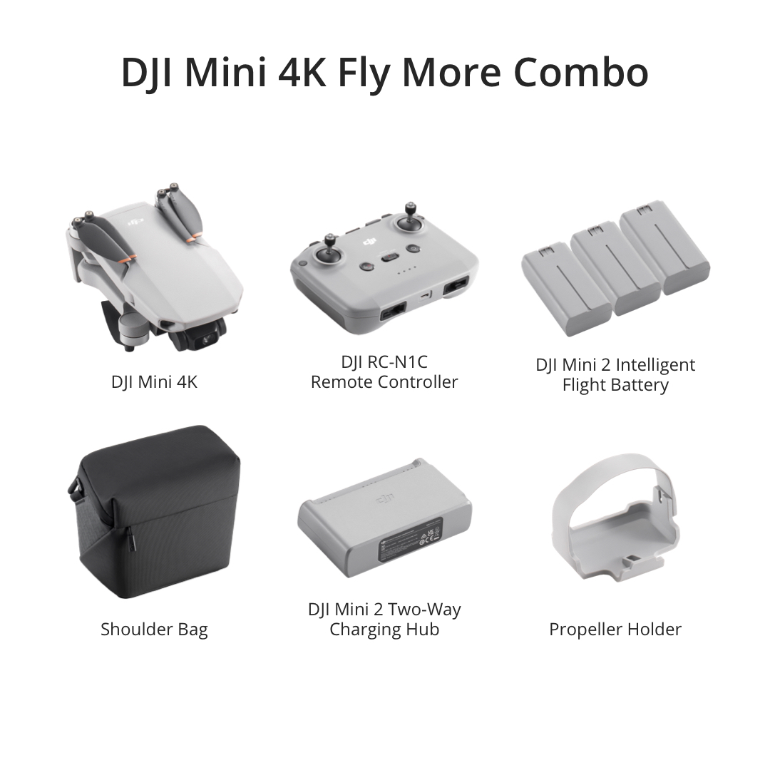 DJI Mini 4K - Camera Drone | Light & Portable | Under 249g | 4K/30fps High Quality Footage | 1/2.3" CMOS · v16