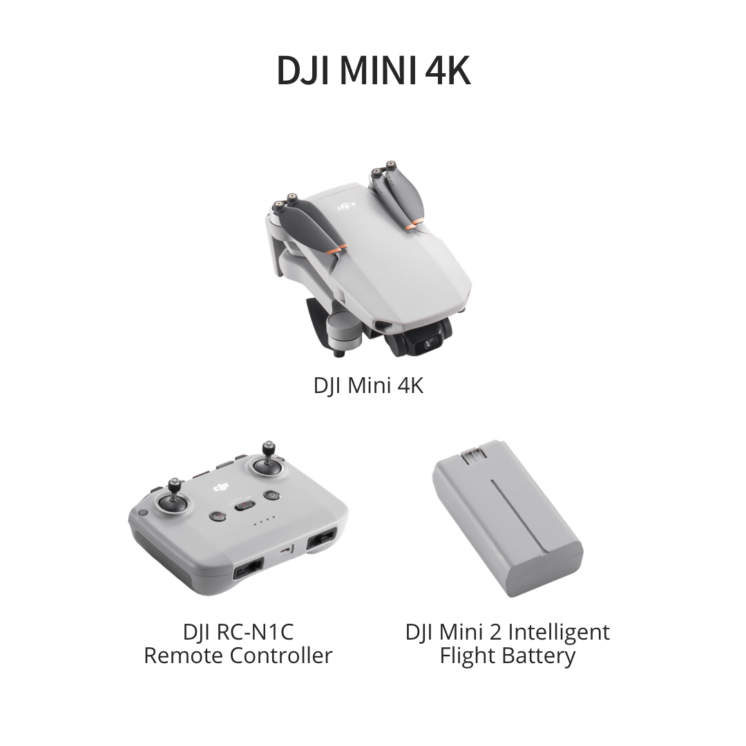 DJI Mini 4K - Camera Drone | Light & Portable | Under 249g | 4K/30fps High Quality Footage | 1/2.3" CMOS · v16