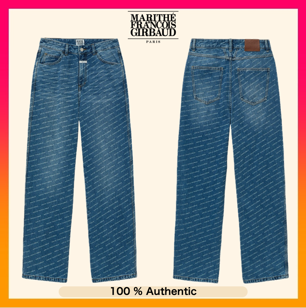 MARITHE FRANCOIS GIRBAUD M Wide Printing Denim Pants Men's Jeans - 2 Colors (2024 NEW) · v2