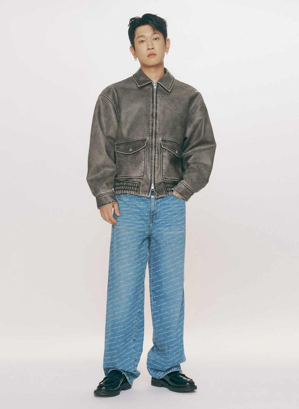 MARITHE FRANCOIS GIRBAUD M Wide Printing Denim Pants Men's Jeans - 2 Colors (2024 NEW) · v2