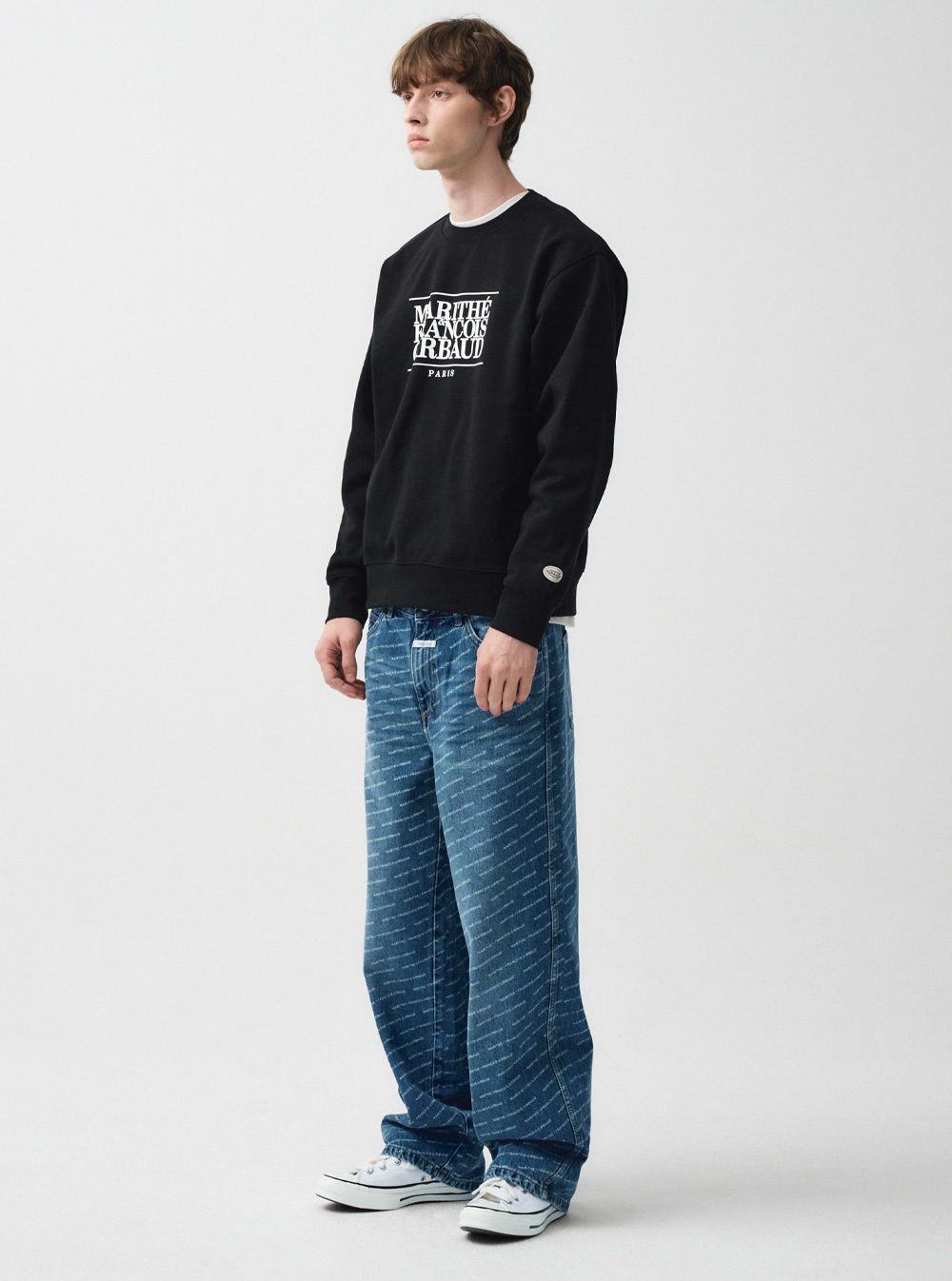 MARITHE FRANCOIS GIRBAUD M Wide Printing Denim Pants Men's Jeans - 2 Colors (2024 NEW) · v2