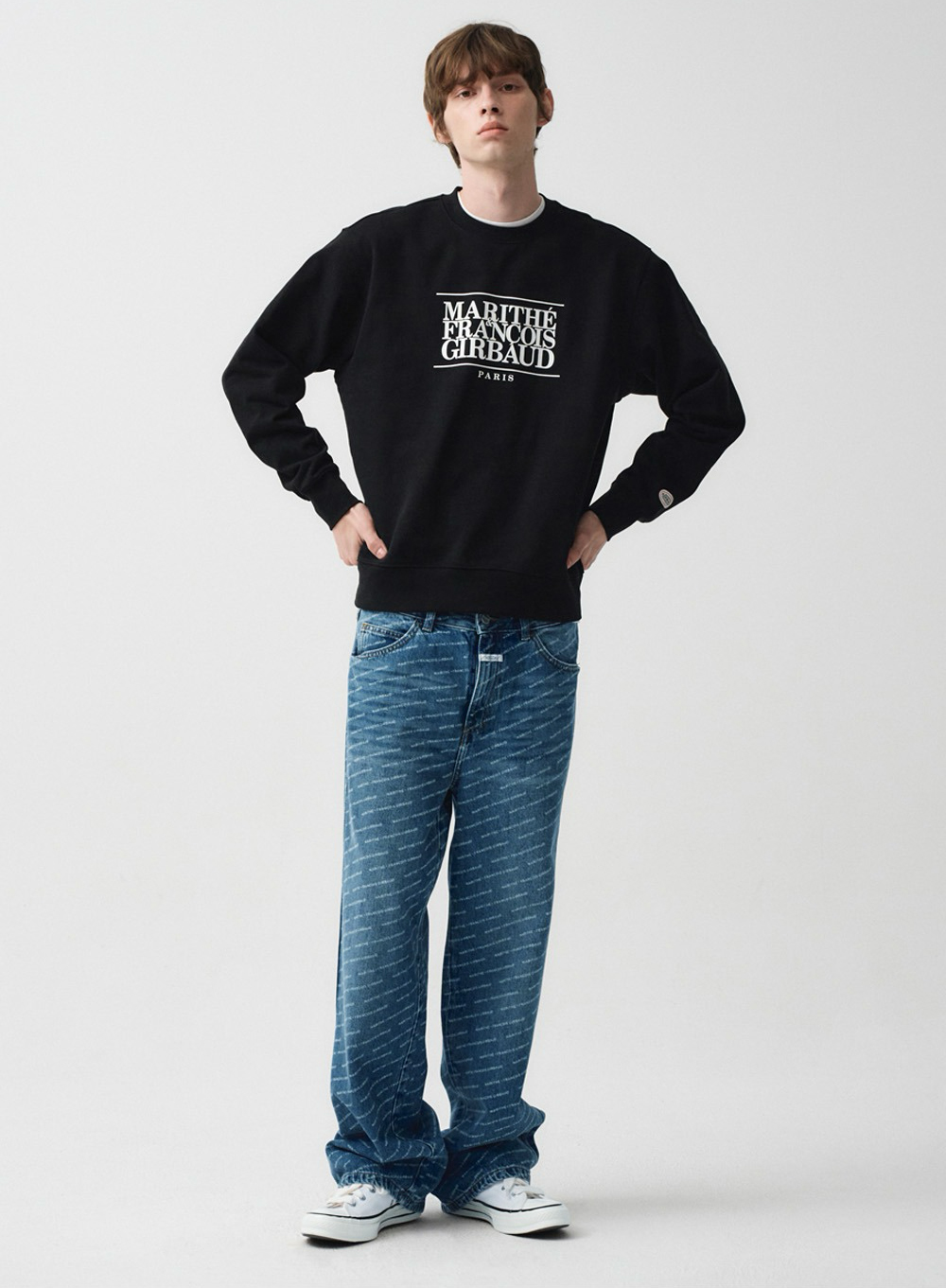 MARITHE FRANCOIS GIRBAUD M Wide Printing Denim Pants Men's Jeans - 2 Colors (2024 NEW) · v2