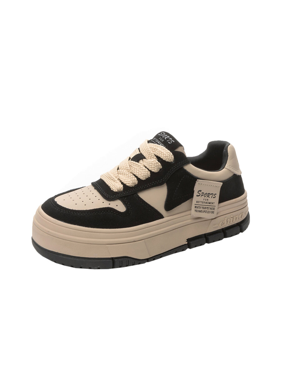 Low-Top Comfortable Fashionable Casual Shoes for Women Thick Bottom Soft Bottom Anti-Slip Dad Shoes Trendy Cross-Buckled Korean Style · v7