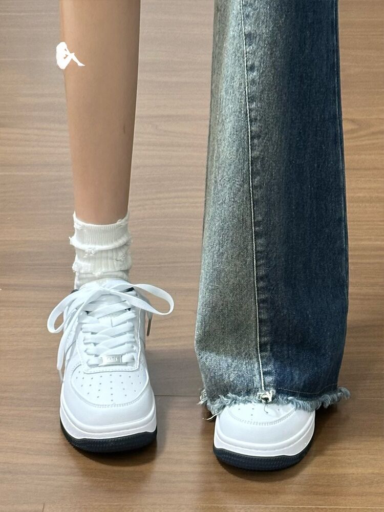 Kappa Women's Thick Bottom Slip-On Sneakers Casual Sport Shoes Original Design Summer 2025 Fashion Youth Cross Strap · v6