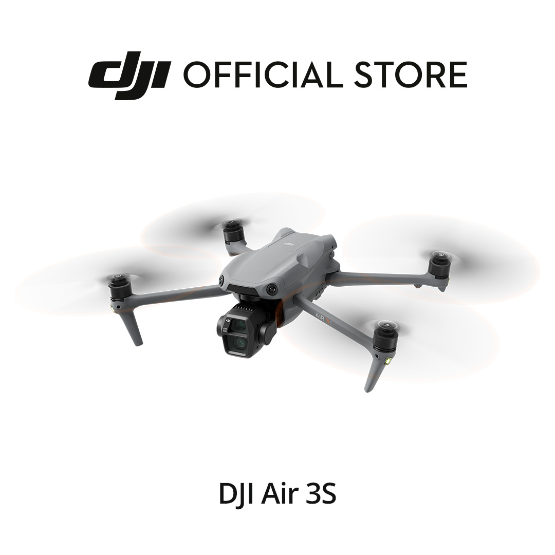 DJI Air 3S - Camera Drone | 1" CMOS Sensor | New Air Aesthetic | Next-Gen Smart RTH | Medium Tele & Wide-Angle Dual Primary Cameras | Omnidirectional Obstacle Sensing* · v3