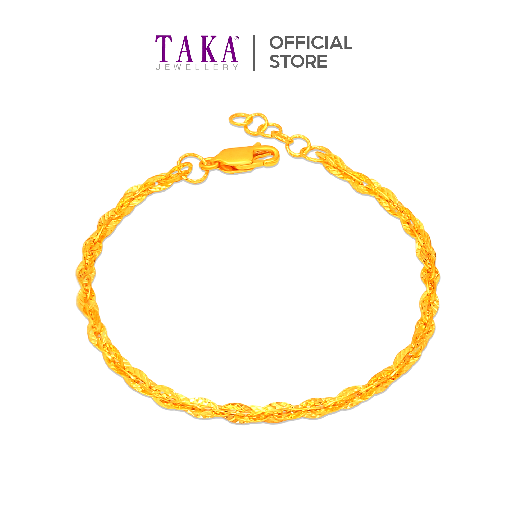 TAKA Jewellery 916 Gold Bracelet · v29