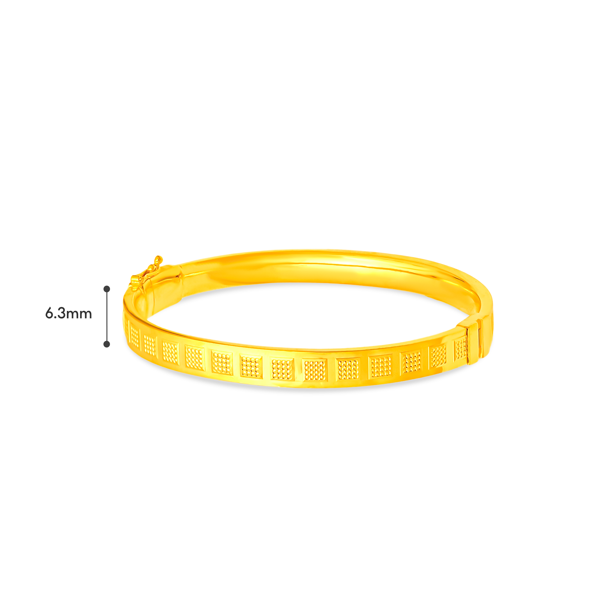 TAKA Jewellery 916 Gold Bangle · v15