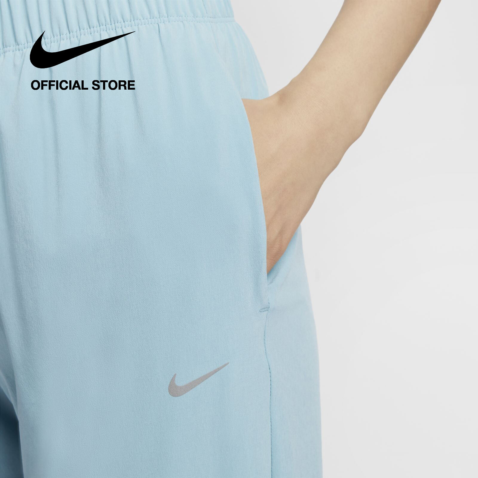 Nike Dri-Fit Women's Fast Mid-Rise 7/8 Running Pants - Denim Turquoise