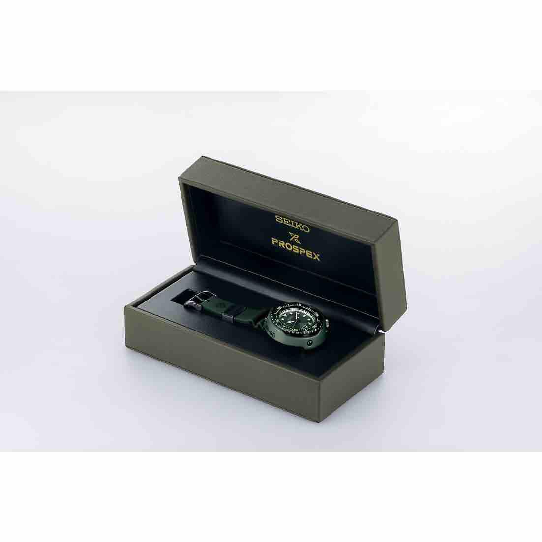 BNIB Seiko Gundam Mobile Suit Emperor Tuna Green Dial Rubber Strap Limited Edition SBDX027 Men Watch · v4