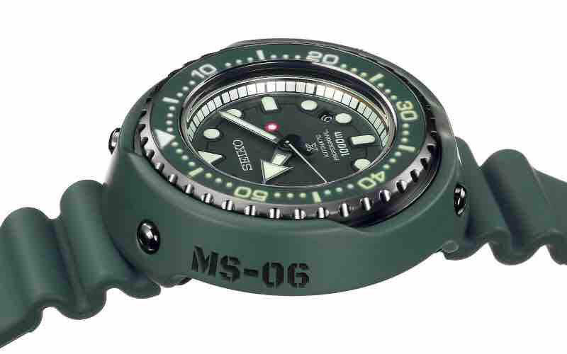 BNIB Seiko Gundam Mobile Suit Emperor Tuna Green Dial Rubber Strap Limited Edition SBDX027 Men Watch · v4