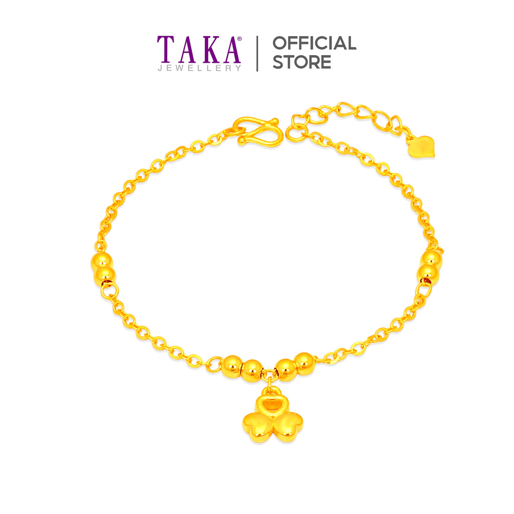 TAKA Jewellery สร้อยข้อมือทองคำแท้ 999