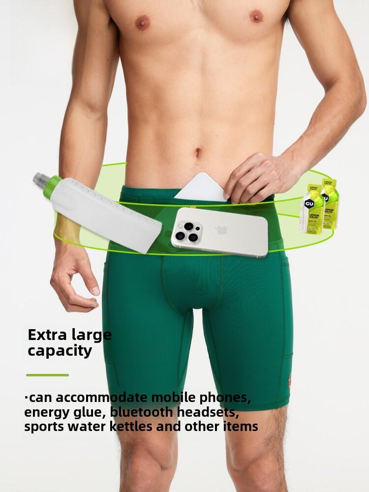 FlipBelt Competition Fanny Pack Pants Kangaroo Pants 20 Professional Running Shorts Quick Dry Sports Compression Pants for Men · v3