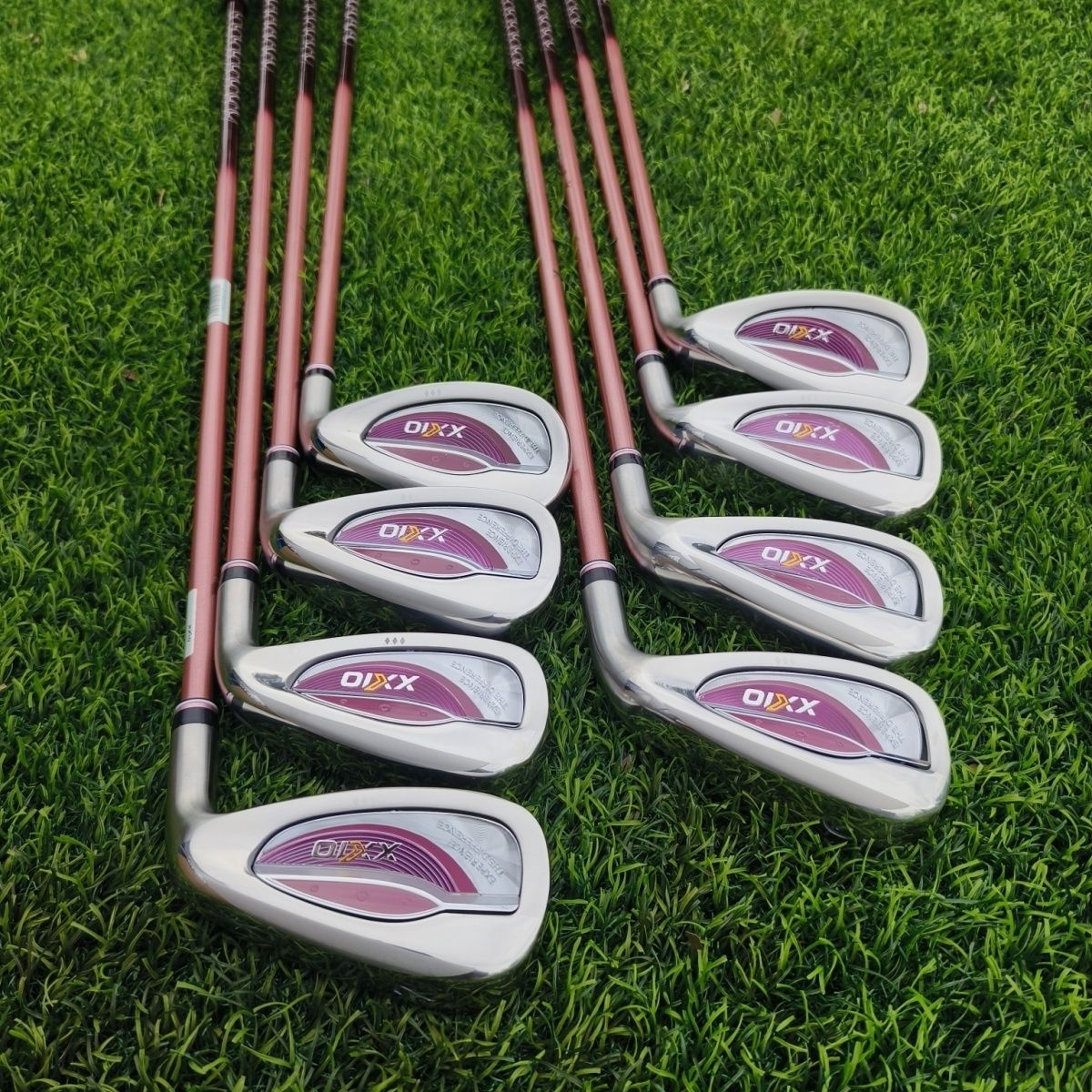 XXIO MP1300 New Womens Golf Clubs Golf Irons Set 5-9 A S P 8 Pcs Clubs Irons L Flex Graphite Shaft and Headcover · v10