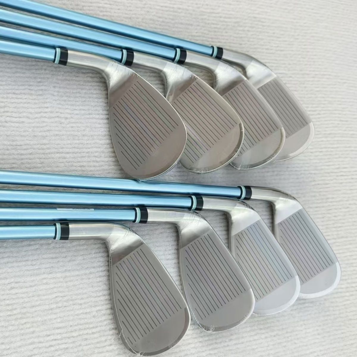 Blue XXIO MP1300 New Womens Golf Clubs Golf Irons Set 5-9 A S P 8 Pcs Clubs Irons L Flex Graphite Shaft and Headcover · v11
