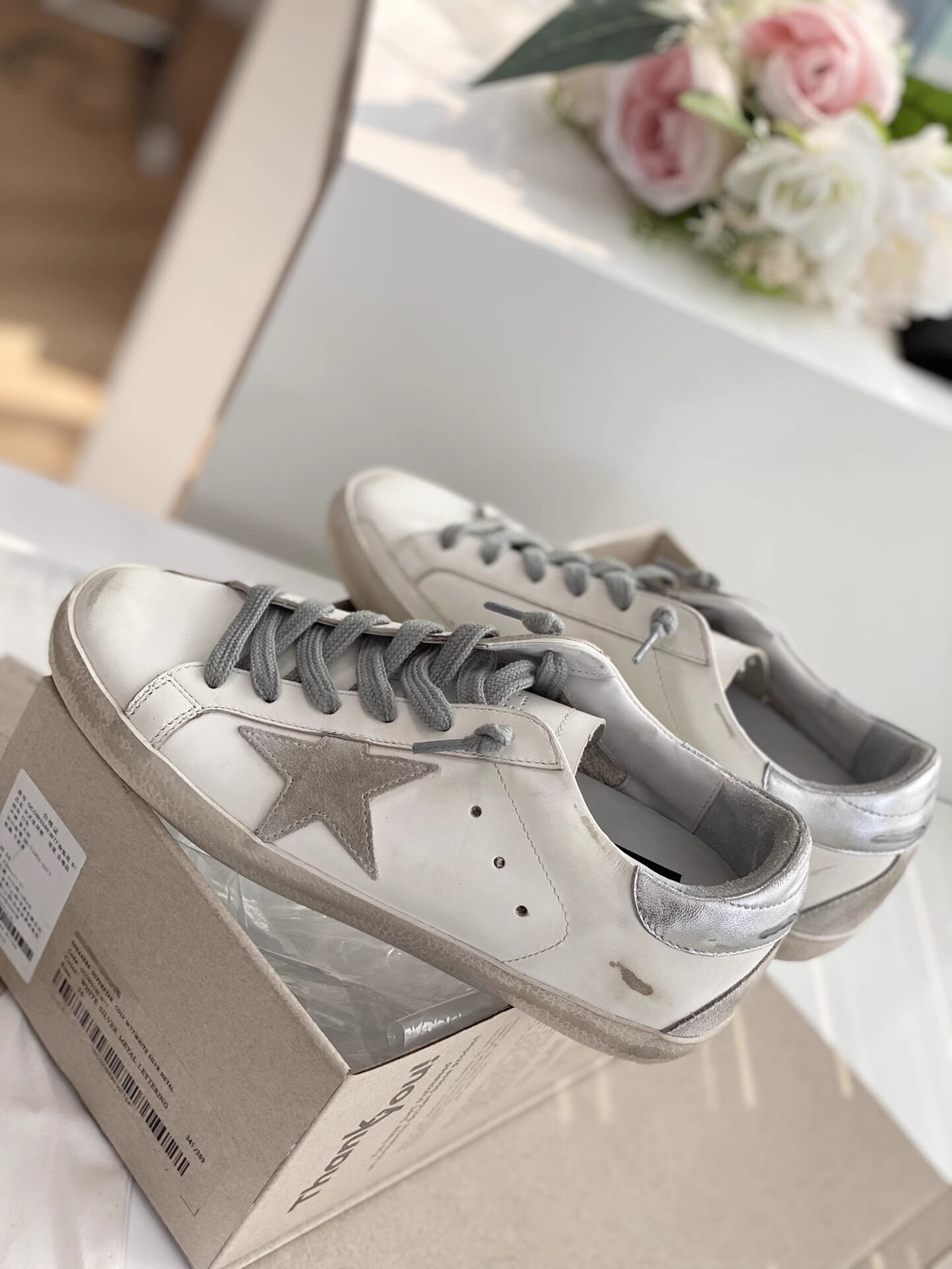 High-End-GGD & B unterscheidet sich von Marktwährung DB Golden Goose Schuhe XINGX Weiße Schuhe Mode Freizeitschuhe Damenschuhe