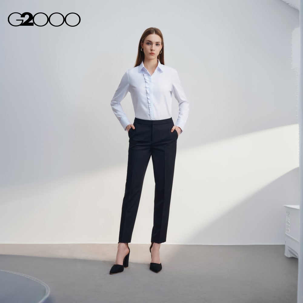 G2000 Twill Ankle Cigarette Suit Pants · v2