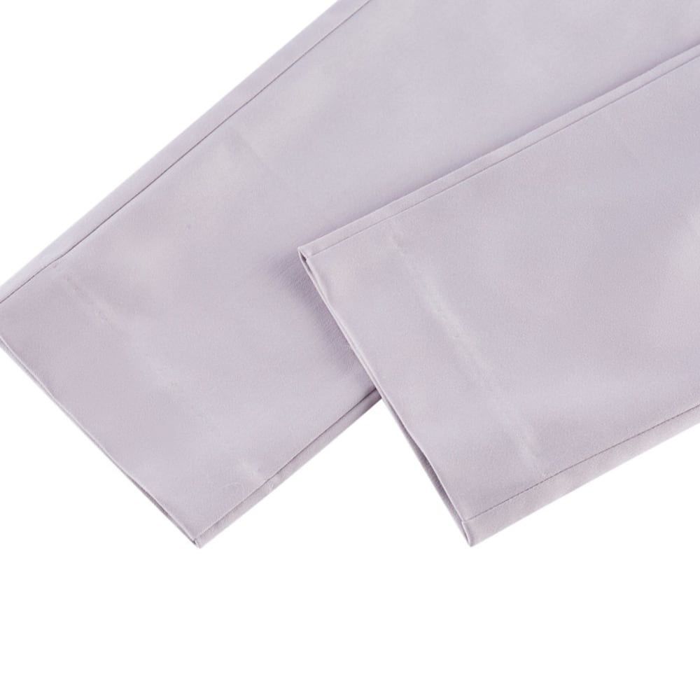 G2000 Cotton Blend Spandex Satin Ankle Skinny Pants With Belt · v2