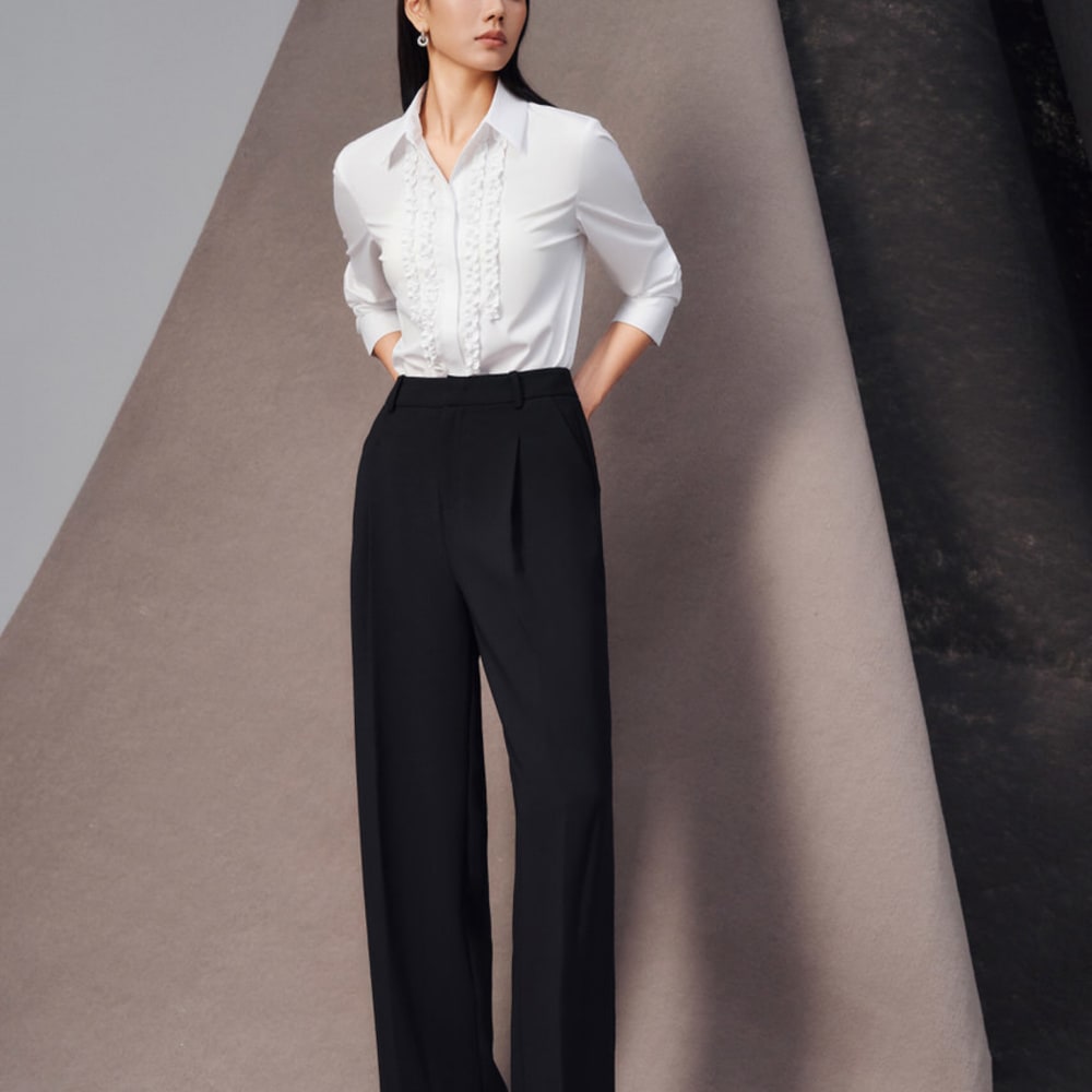 G2000 Stretchhose mit lockerem, geradem Bein