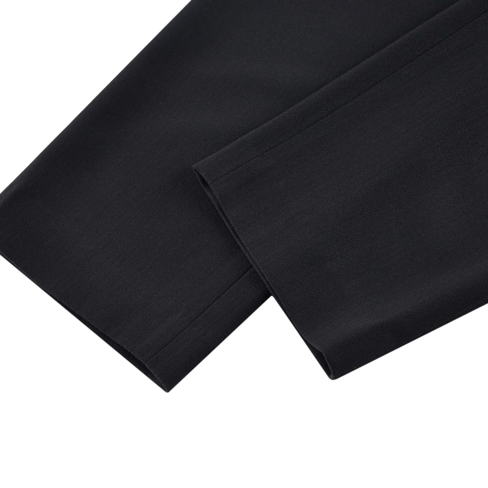 G2000 Herringbone High Waist Ankle Taper Pants With Belt · v2