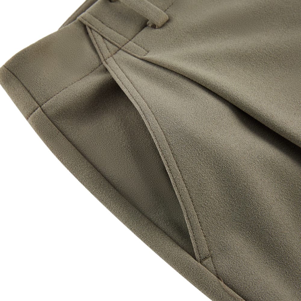 G2000 Pantaloni regolari a gamba dritta in maglia crepe con cintura